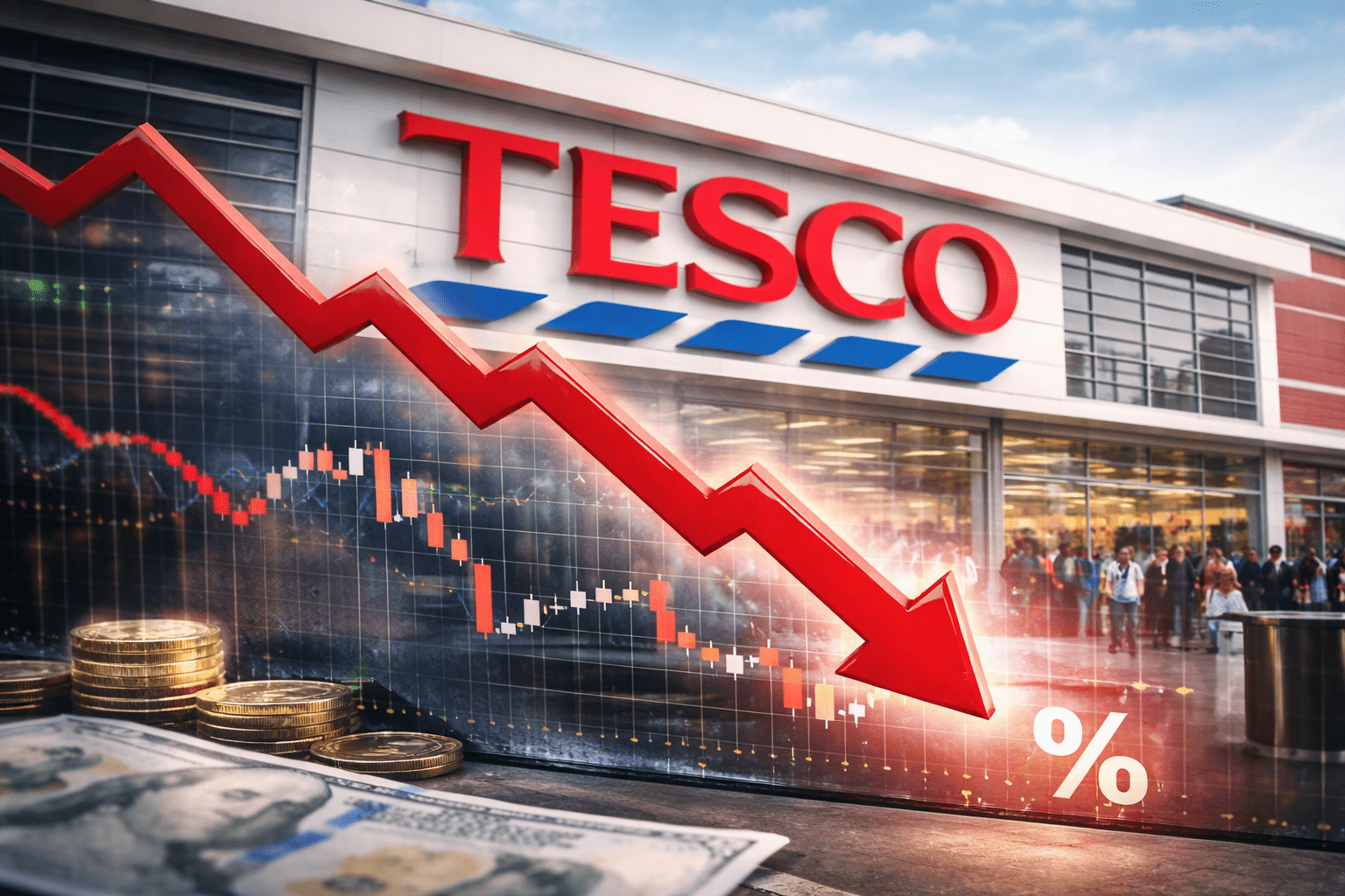 Tesco share price is stuck in a correction: can it bounce back soon?